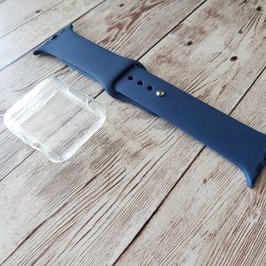 Watch Band and Cover Case for Apple Watch 44mm M/L